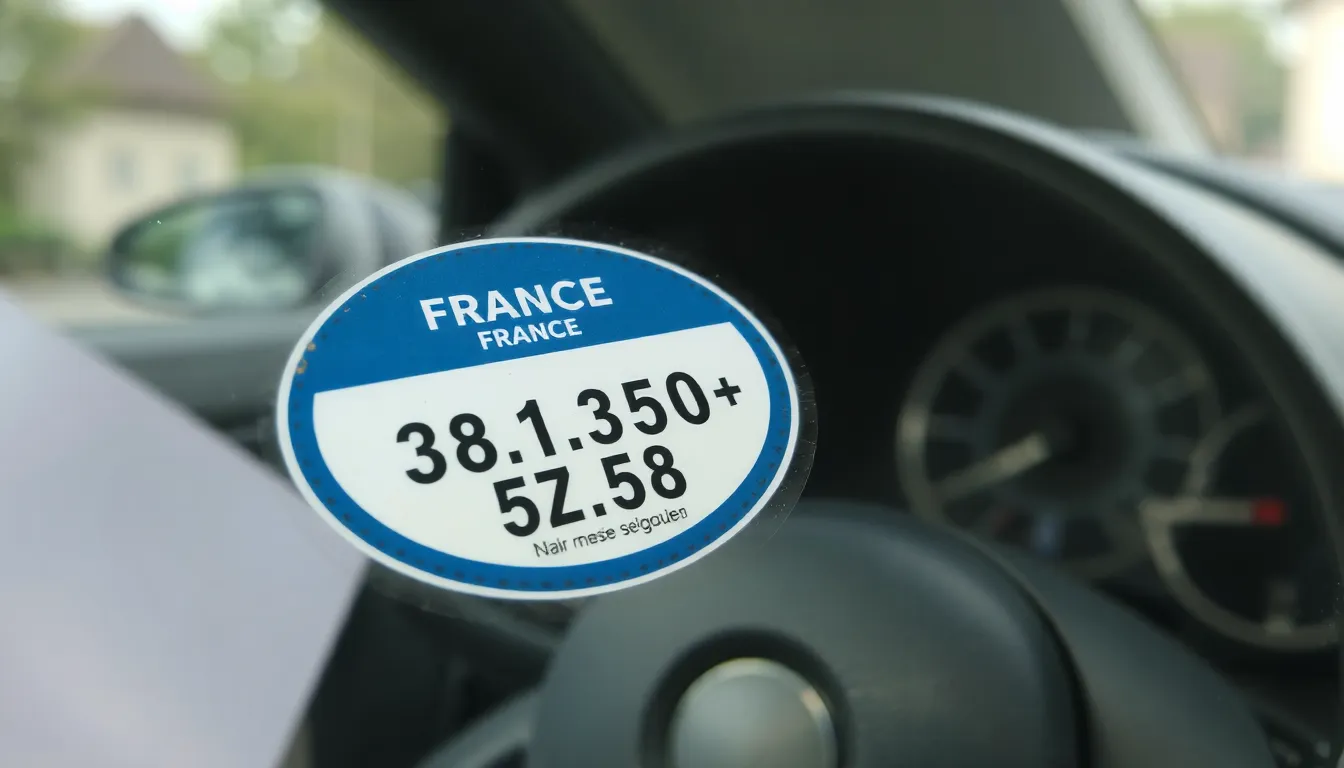 en quelle annee la vignette automobile a ete